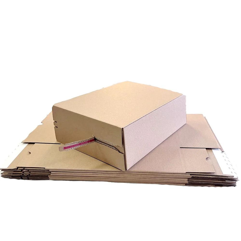 Wholesale 2000pcs Self Sealing Box 220x160x77mm Kraft Brown Heavy Duty - Image 6