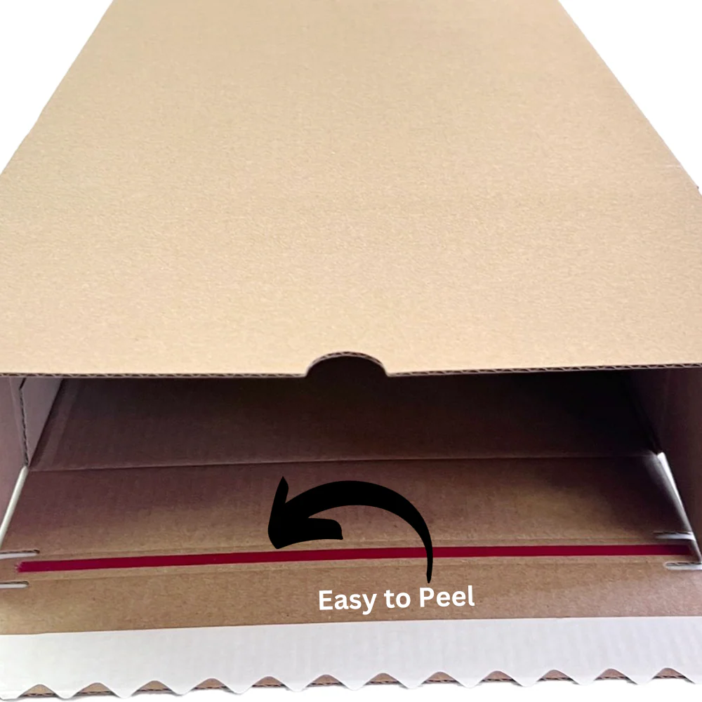 Wholesale 2000pcs Self Sealing Box 310 x 230 x 105mm Kraft Brown Heavy Duty - Image 4