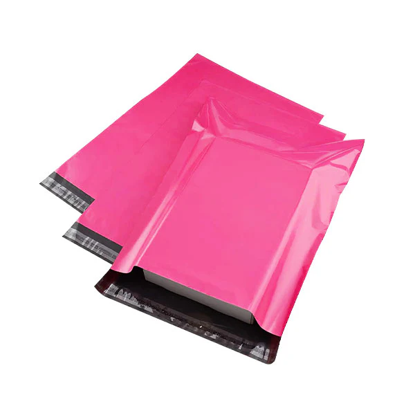 Wholesale 5000pcs Hot Pink 450 x 550 + 50mm Poly Mailer Envelopes - Ideal for E-commerce and Retail Shipping - Image 6