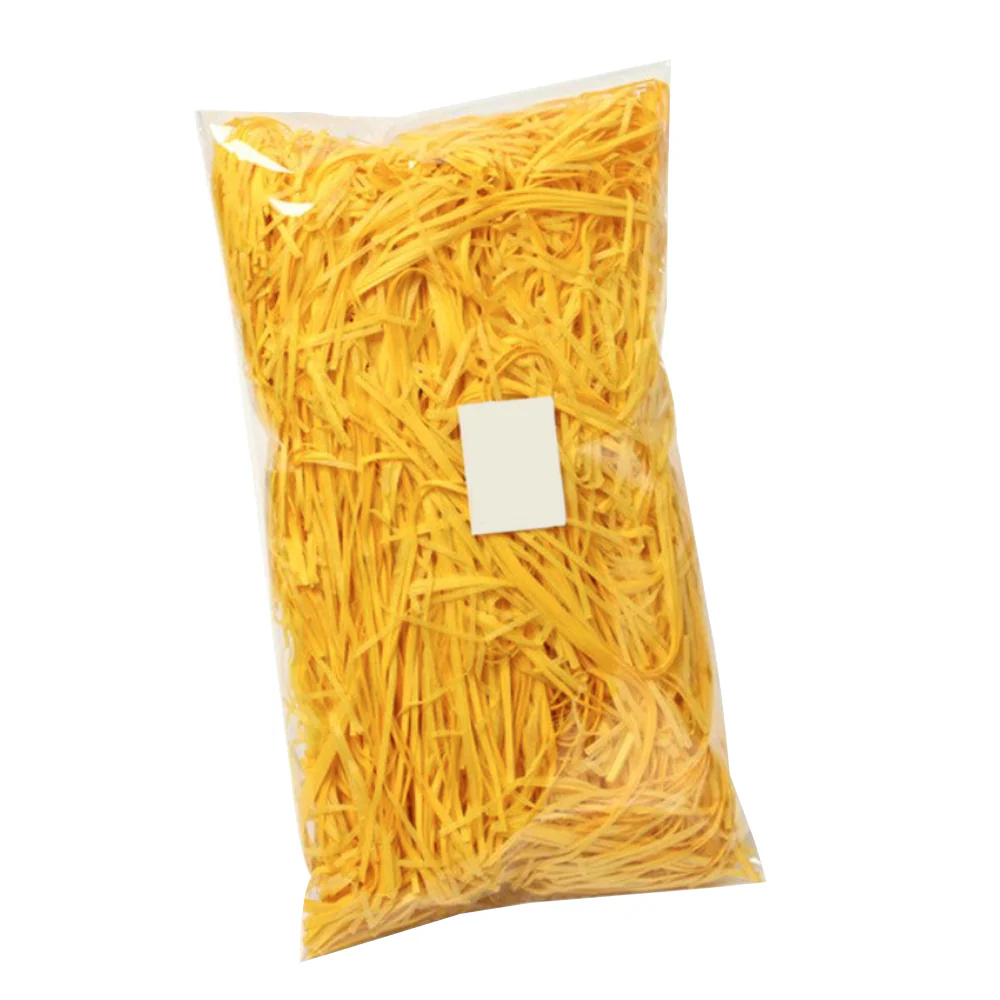 20g of Yellow Shredded Color Soft Tissue Paper Hamper Craft Gift Candy Box Basket Filler - Image 11